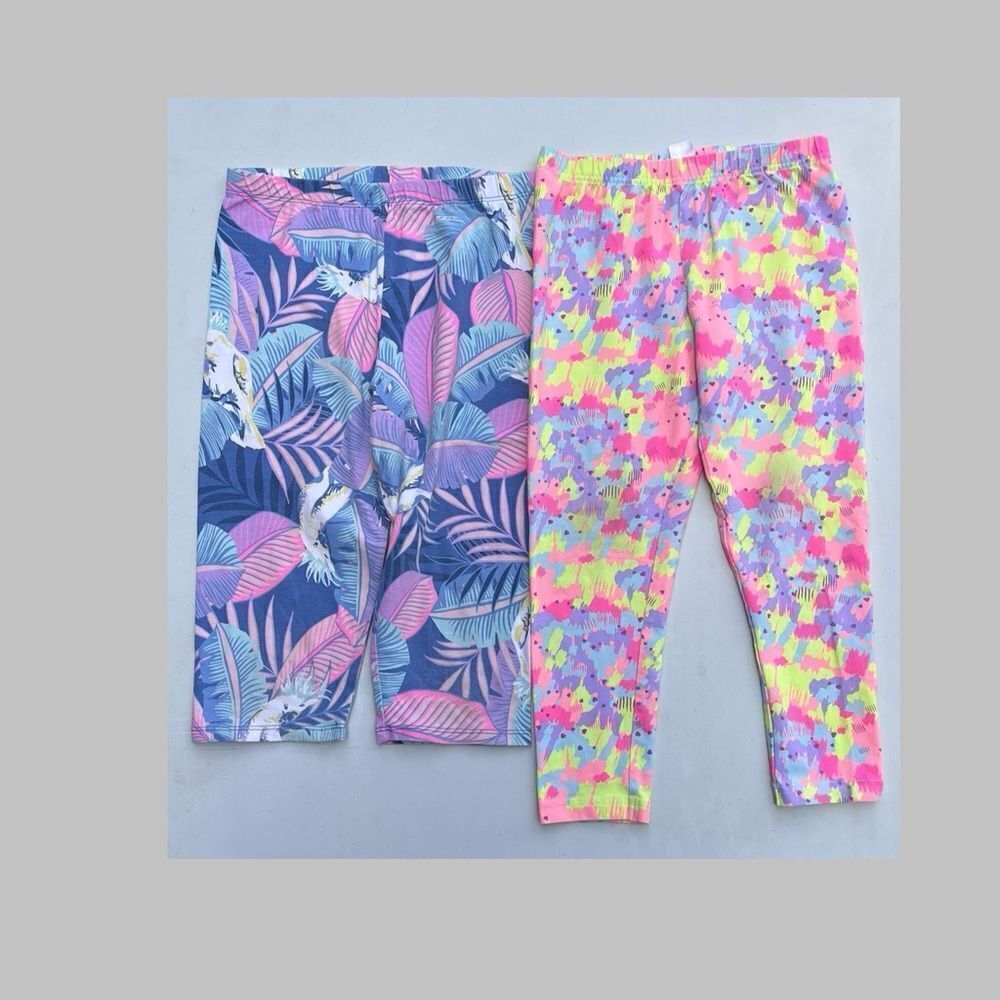 Carters Girl Set of 2 leggings Capri size 10-12